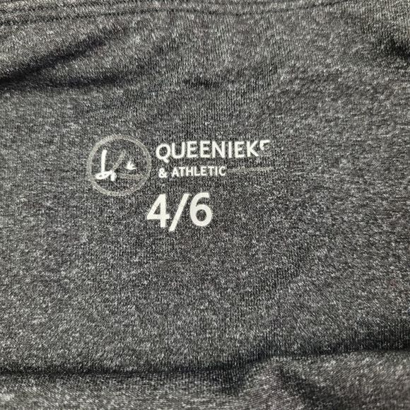 Queenieke & Athletic Running Tights Leggings Heathered Gray Size 4/6 - Picture 7 of 7